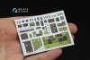 Quinta Studio QDS-32250  A-26C Invader 3D-Printed & coloured Interior on decal paper (Hobby Boss) (with 3D-printed resin parts) 1/32